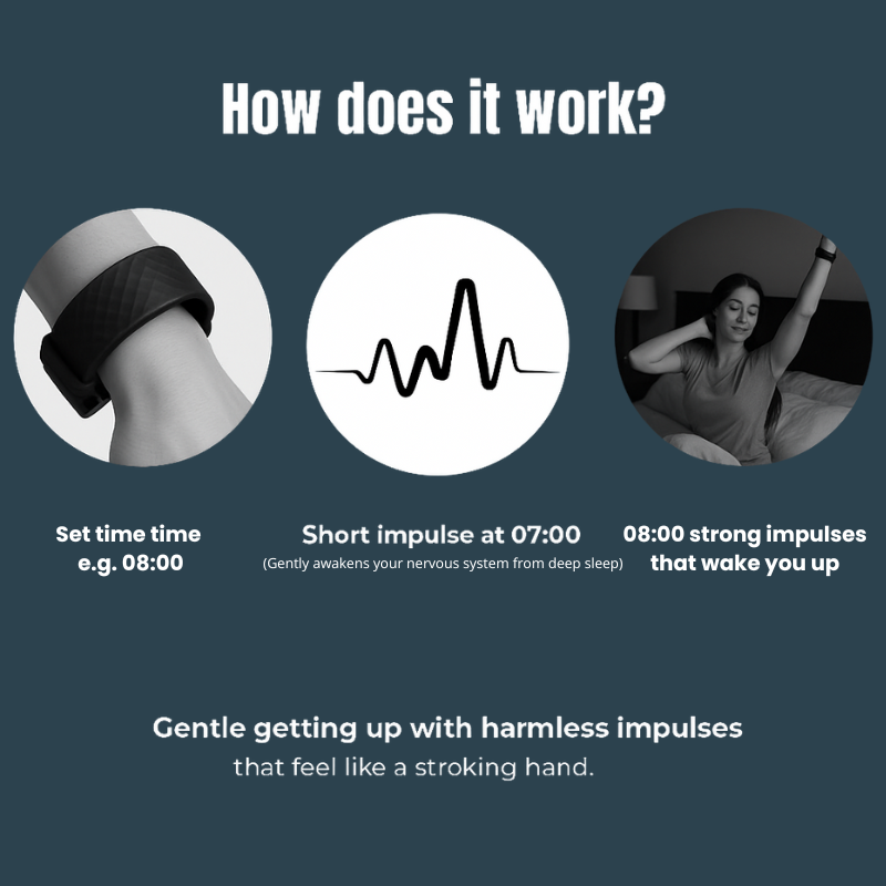 ELYSIO Pro-Sleep Vibrating Alarm Clock