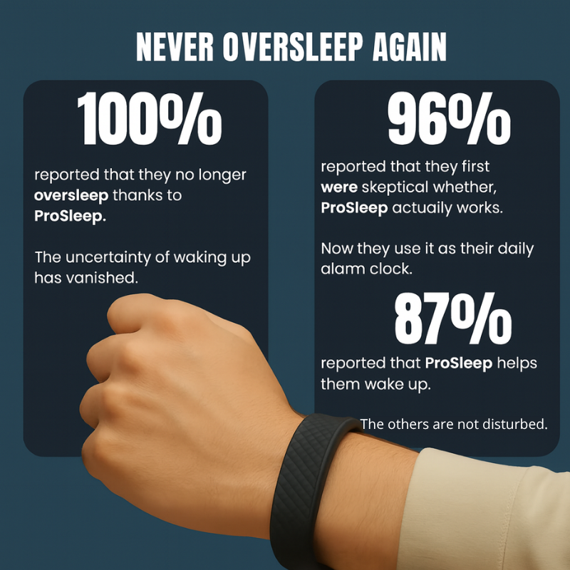 ELYSIO Pro-Sleep Vibrating Alarm Clock