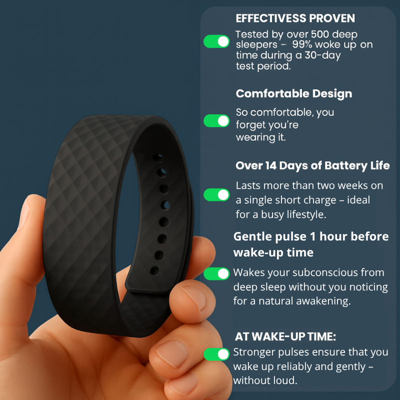 ELYSIO Pro-Sleep Vibrating Alarm Clock