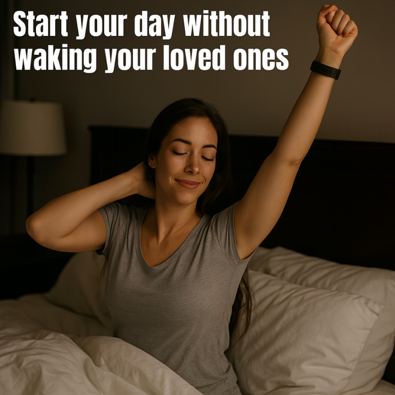 ELYSIO Pro-Sleep Vibrating Alarm Clock