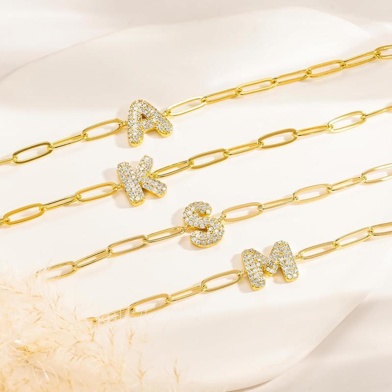 Initial Bubble Bracelets