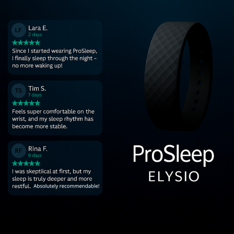 ELYSIO Pro-Sleep Vibrating Alarm Clock